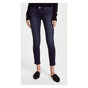 Paige Dark Wash Denim Verdugo Ankle Skinny Jeans